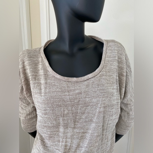 Tan Distressed Sweater - Picture 3 of 5